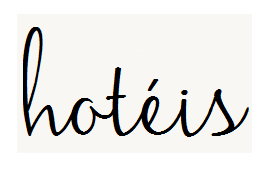 Lista de hotéis recomendados: